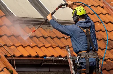 Démoussage et hydrofuge de toiture au Fréchet